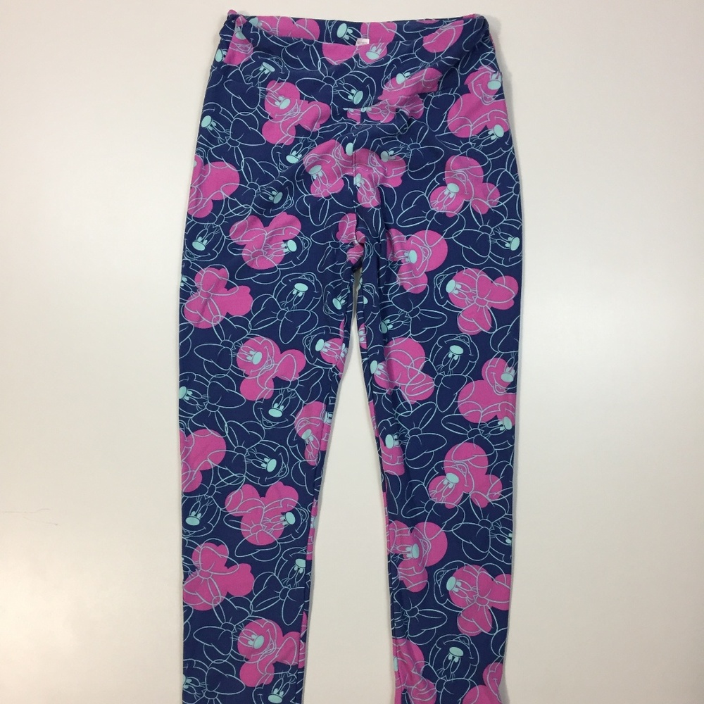 LuLaRoe Disney One Size Minnie Mouse Soft Leggings